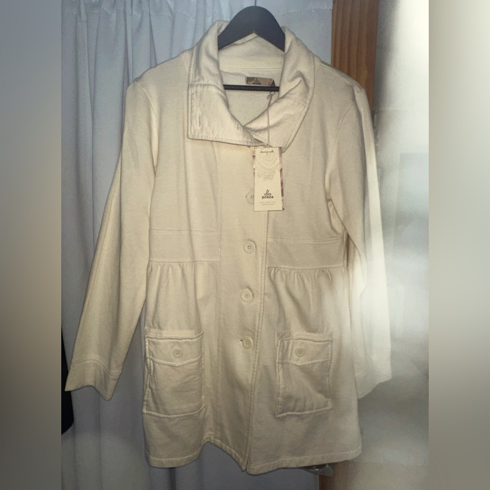 Prana Silvie Jacket cream size L